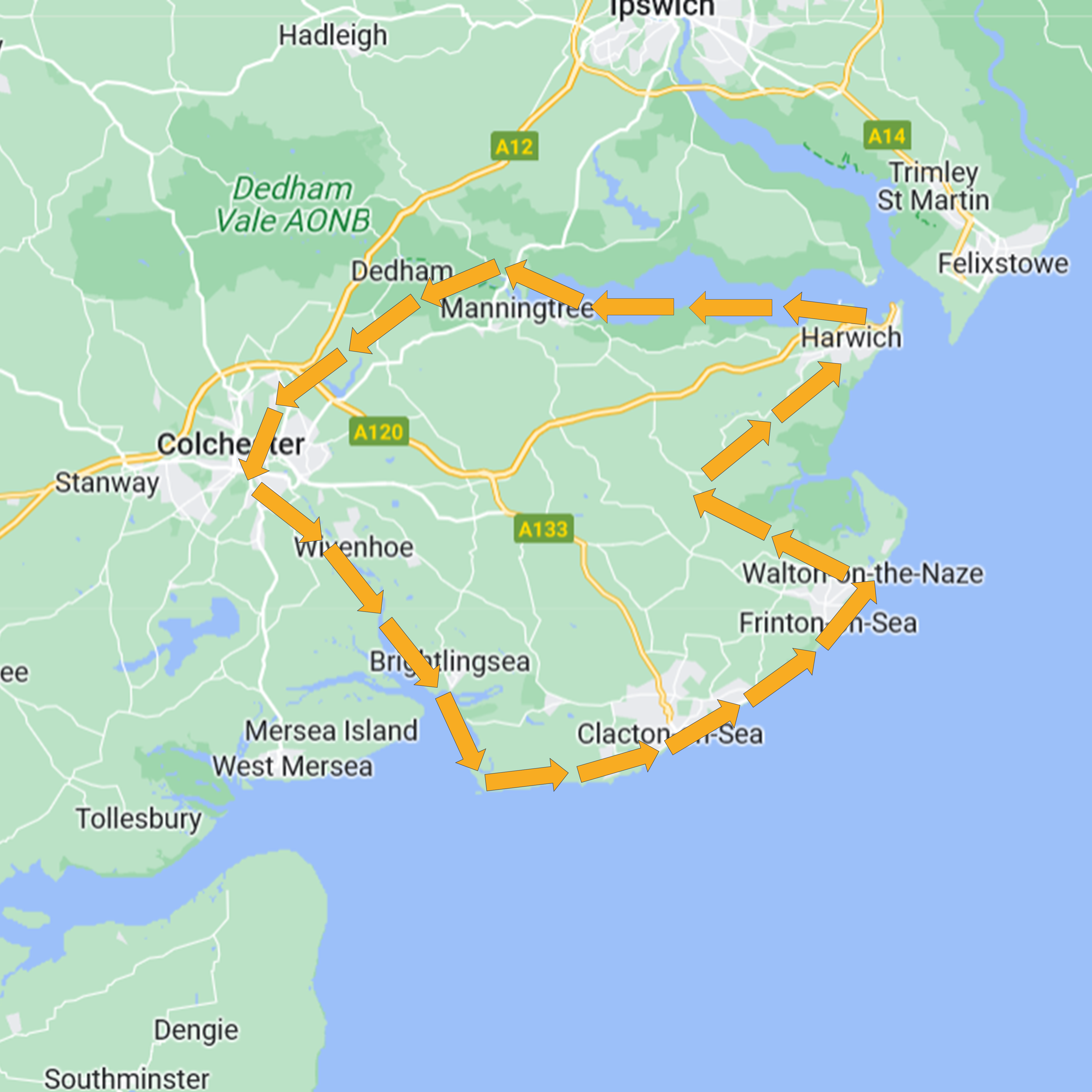 sunshine coast greenway map